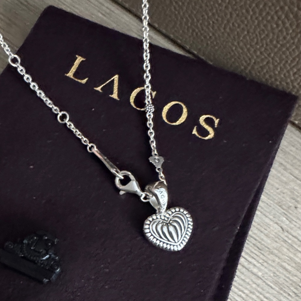 Lagos heart necklace